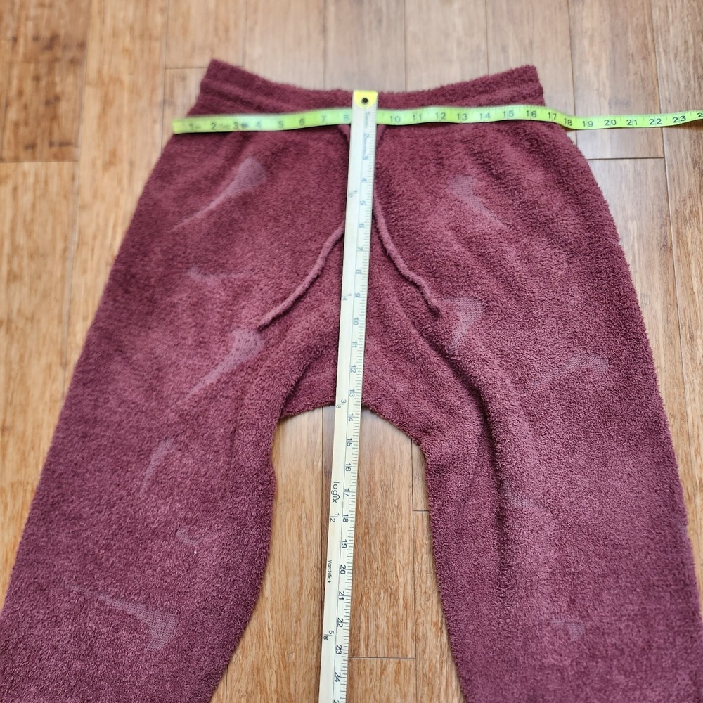 Womens Size Large Nike Pants Phoenix Cozy Bouclé Oversized Knit Red FZ1703-218 - Picture 4 of 6
